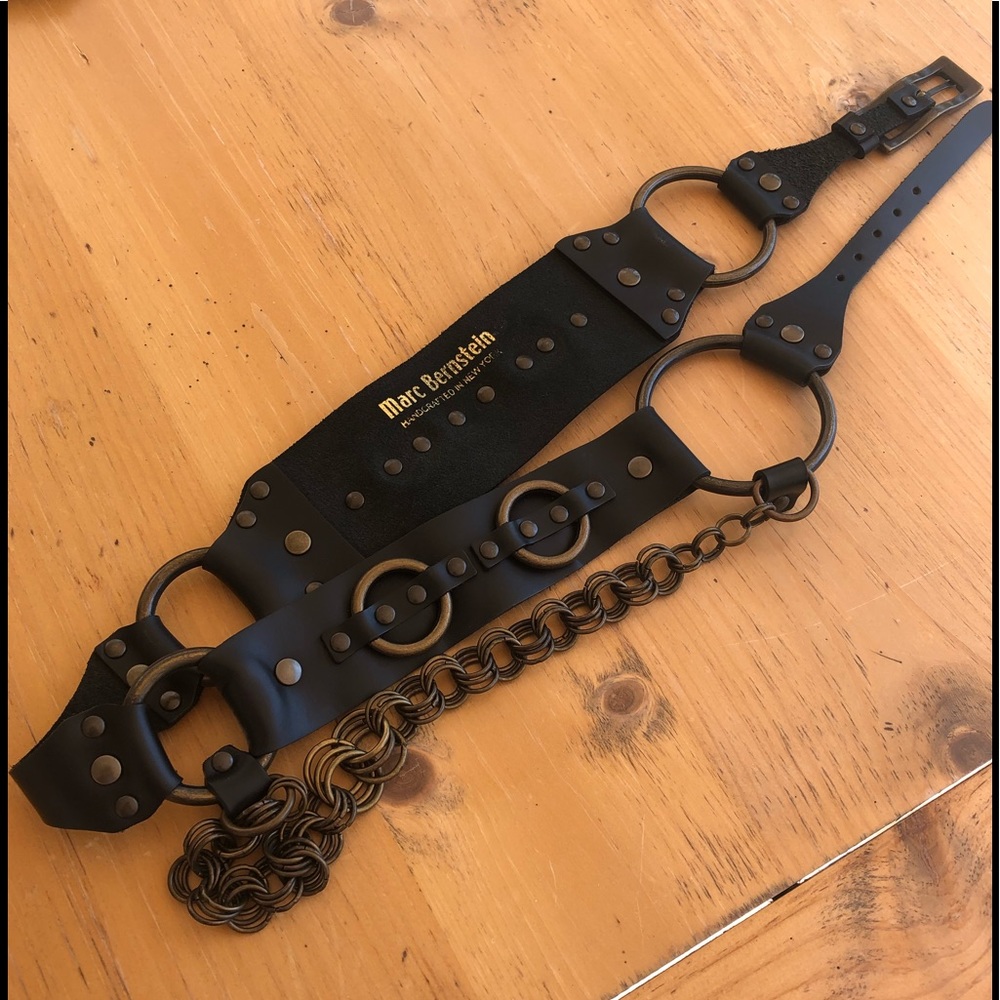 Marc Bernstein leather belt